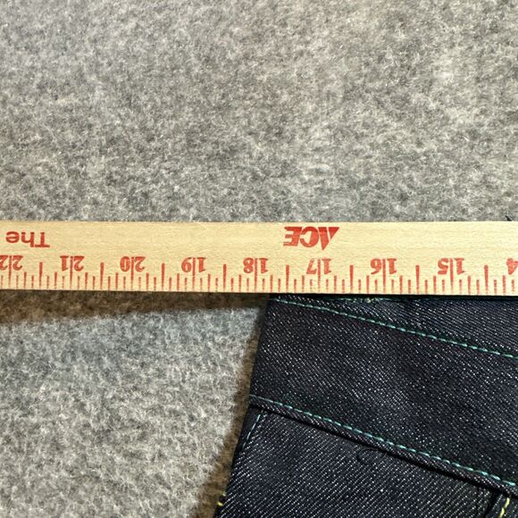 Vintage COOGI Straight Jeans Men's 34x34 Dark Blue Embroidered Abstract Rare - Picture 3 of 7